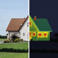 Haus mit Klimaschutzfassade